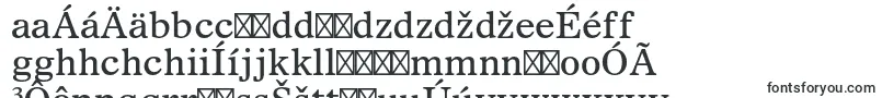 Шрифт Olympianltstd – словацкие шрифты