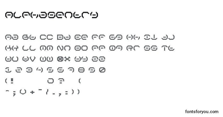 AlphaSentryフォント–アルファベット、数字、特殊文字