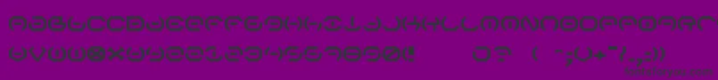 AlphaSentry Font – Black Fonts on Purple Background