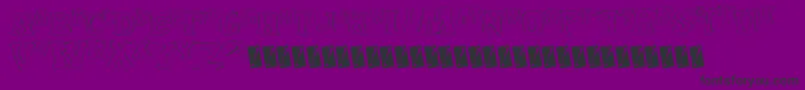 More about Yardgnome Font Yardgnome Font – Black Fonts on Purple Background