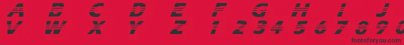 Adidas Font – Black Fonts on Red Background