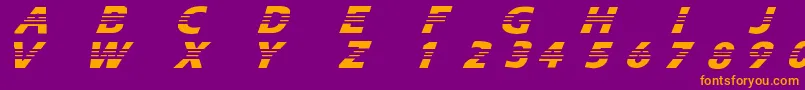 Adidas Font – Orange Fonts on Purple Background