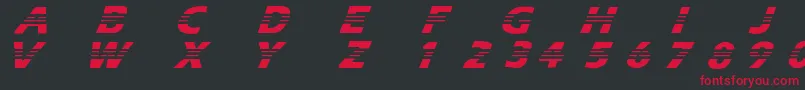Adidas Font – Red Fonts on Black Background