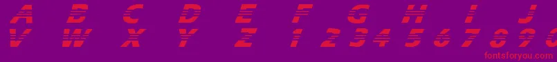 Adidas Font – Red Fonts on Purple Background