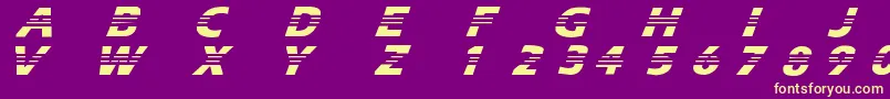 Adidas Font – Yellow Fonts on Purple Background