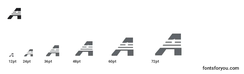 Размеры шрифта Adidas