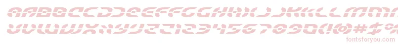 Starfighterboldexpandital Font – Pink Fonts on White Background