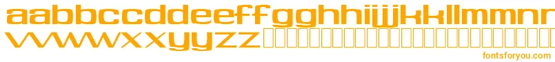 Soft Font – Orange Fonts on White Background
