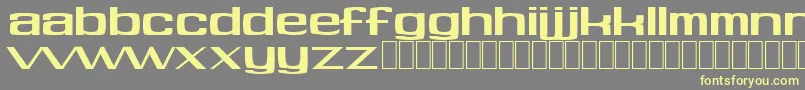 Soft Font – Yellow Fonts on Gray Background