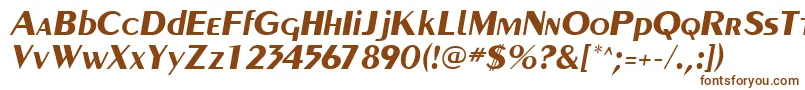 PaqueteSsiBoldItalic Font – Brown Fonts