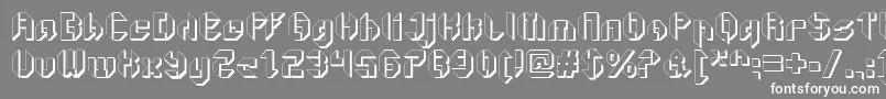 GetaroboOpenextruded Font – White Fonts on Gray Background