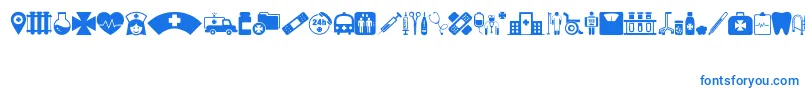 HospitalIcons Font – Blue Fonts