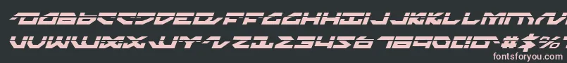 fuente NightrunnerLaserItalic – Fuentes Rosadas Sobre Fondo Negro