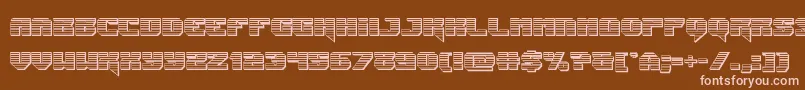 Jumperschrome Font – Pink Fonts on Brown Background