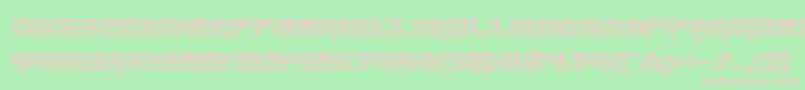 Jumperschrome Font – Pink Fonts on Green Background