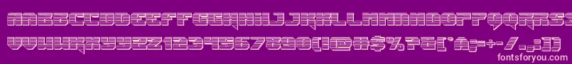 Jumperschrome Font – Pink Fonts on Purple Background