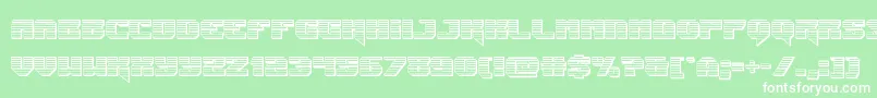 Jumperschrome Font – White Fonts on Green Background