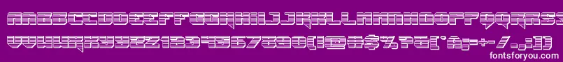 fuente Jumperschrome – Fuentes Blancas Sobre Fondo Morado