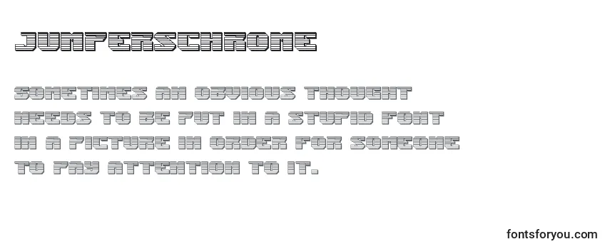 Review of the Jumperschrome Font