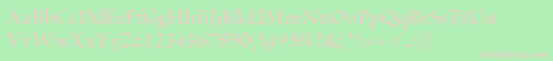 BriosoproSemibolddisp Font – Pink Fonts on Green Background