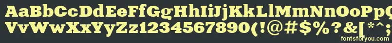 Saiba mais sobre a fonte Xeniaextended Cyrillic Fonte Xeniaextended Cyrillic – fontes amarelas em um fundo preto