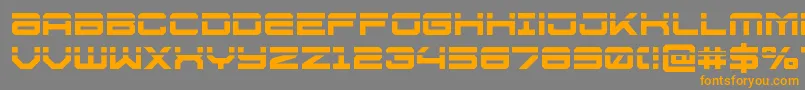 Ussdallaslaser Font – Orange Fonts on Gray Background