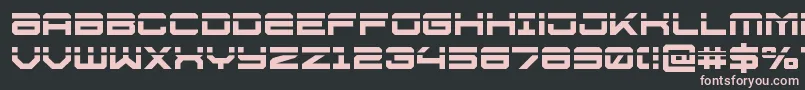 Ussdallaslaser Font – Pink Fonts on Black Background