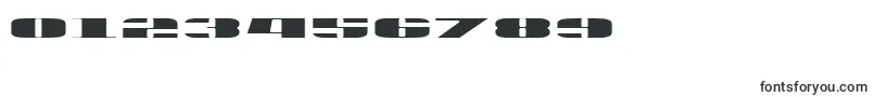 フォントUsav2l – 数字と数値のためのフォント