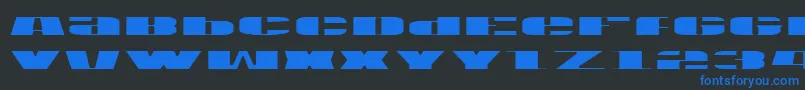 fuente Usav2l – Fuentes Azules Sobre Fondo Negro