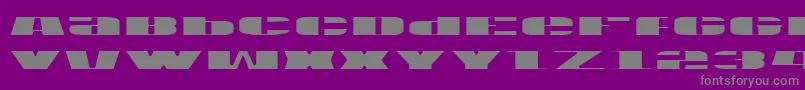 Шрифт Usav2l – серые шрифты на фиолетовом фоне