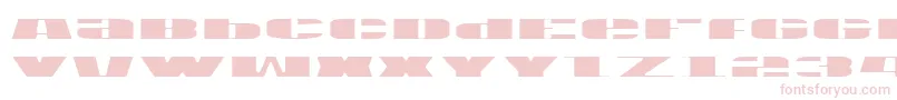フォントUsav2l – ピンクのフォント
