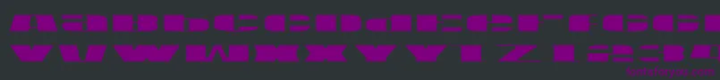 Usav2l Font – Purple Fonts on Black Background