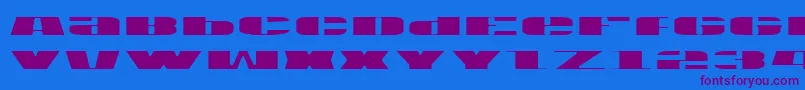 Weitere Informationen zur Usav2l-Schriftart Usav2l-Schriftart – Violette Schriften auf blauem Hintergrund