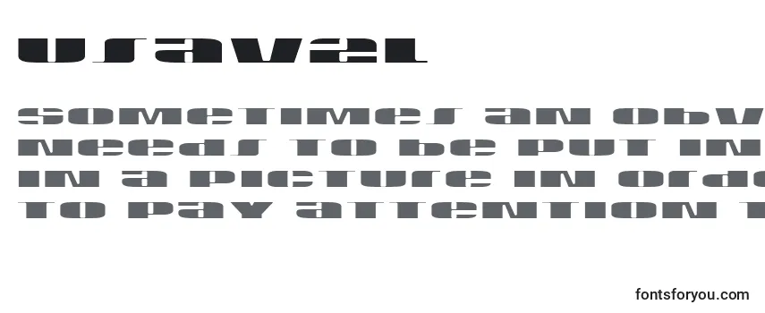 Обзор шрифта Usav2l