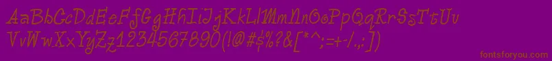 More about VassalloRegular Font VassalloRegular Font – Brown Fonts on Purple Background