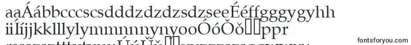 Шрифт Vaniel – венгерские шрифты