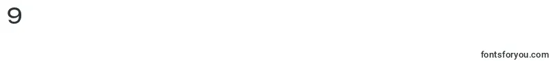 Heliosextc-Schriftart – Schriften für die Ziffer 9