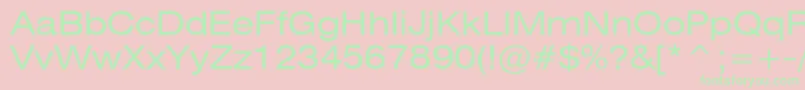 More about Heliosextc Font Heliosextc Font – Green Fonts on Pink Background