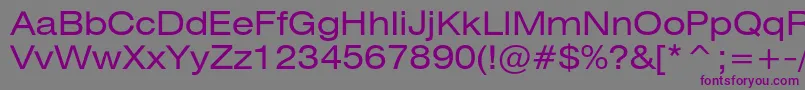 Heliosextc Font – Purple Fonts on Gray Background