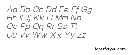 NeogramItalic-fontti