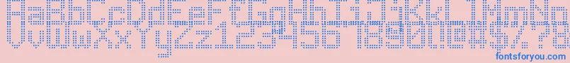 Más sobre la fuente AdvancedDotDigital7 fuente AdvancedDotDigital7 – Fuentes Azules Sobre Fondo Rosa