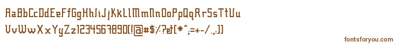 Шрифт Fcraft01 – коричневые шрифты
