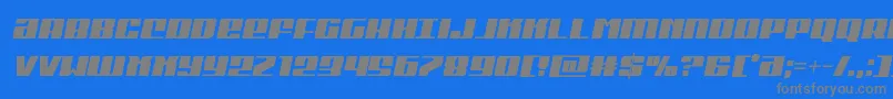 Weitere Informationen zur Michigancondsemiital-Schriftart Michigancondsemiital-Schriftart – Graue Schriften auf blauem Hintergrund