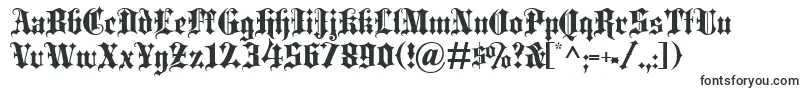 BlackletterExtrabold Font – Colored Fonts