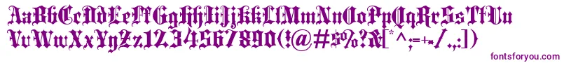 BlackletterExtrabold Font – Purple Fonts