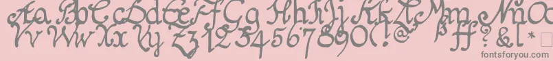 Más sobre la fuente Schnitger1680Regular fuente Schnitger1680Regular – Fuentes Grises Sobre Fondo Rosa