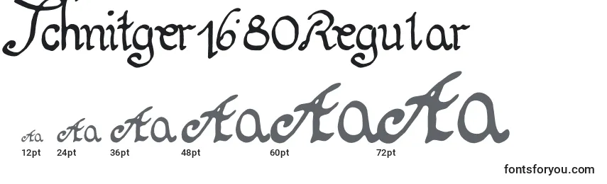 Schnitger1680Regular Font Sizes