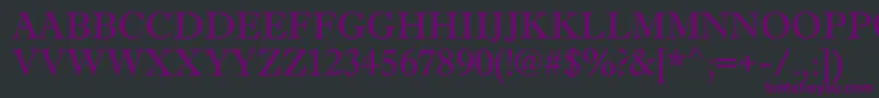 AAntiquetitulgr Font – Purple Fonts on Black Background