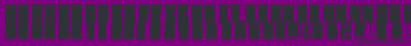 MischstabDecibelRepulse Font – Black Fonts on Purple Background