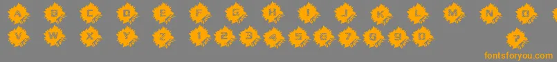 Saiba mais sobre a fonte DeadCircuitregular Fonte DeadCircuitregular – fontes laranjas em um fundo cinza